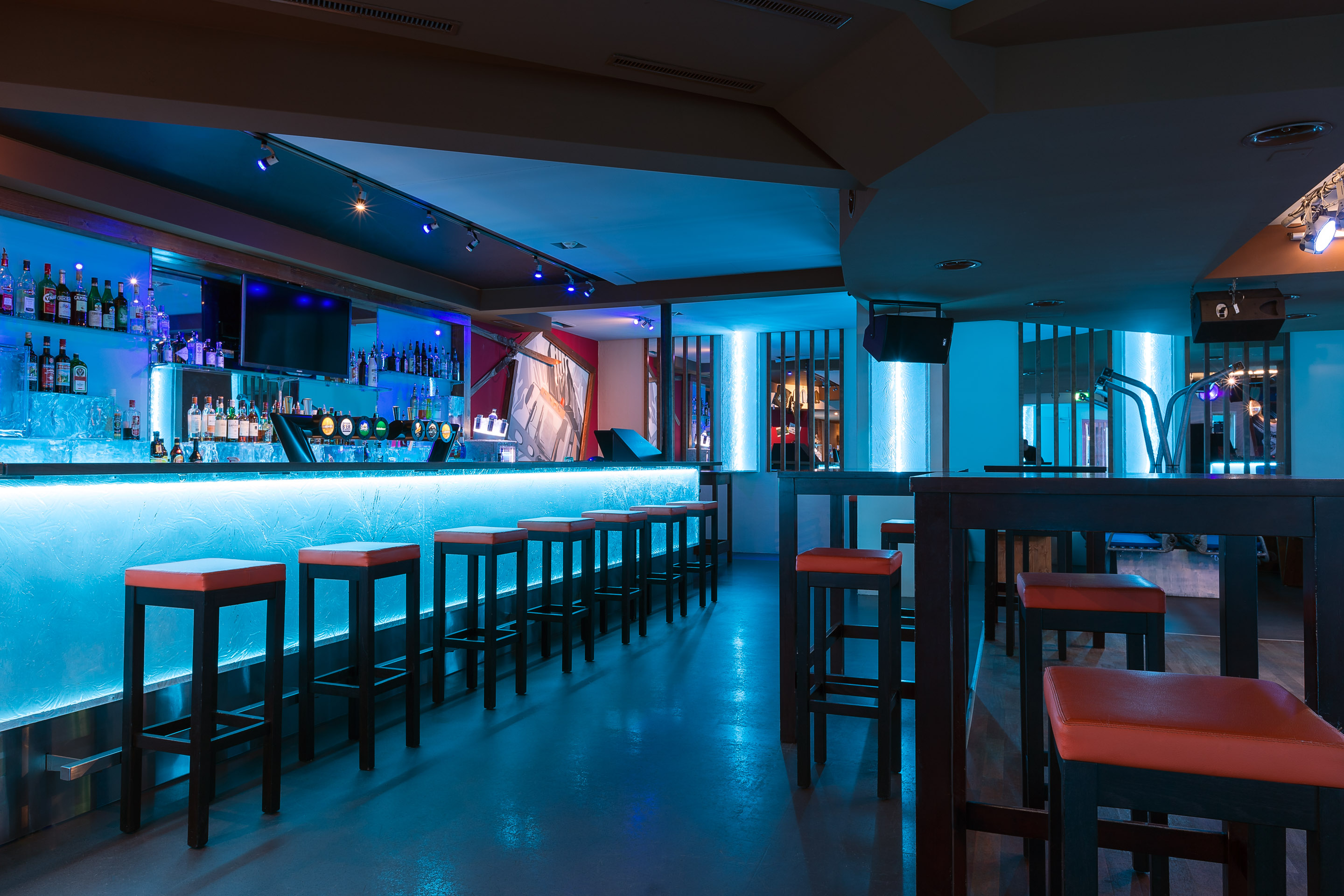 Gletscherspalte Umbau 2015